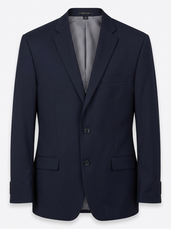 Calvin Klein Other - Calvin Klein Men's Classic Two-Button Suit
Jacket Blazer - Charcoal/Black  EUC